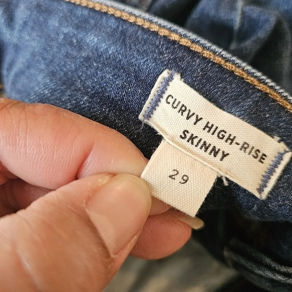 Madewell Medium Wash Curvy High-Rise Skinny Jeans